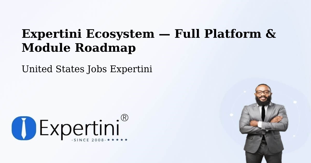 Expertini Ecosystem — Full Platform & Module Roadmap – Topeka