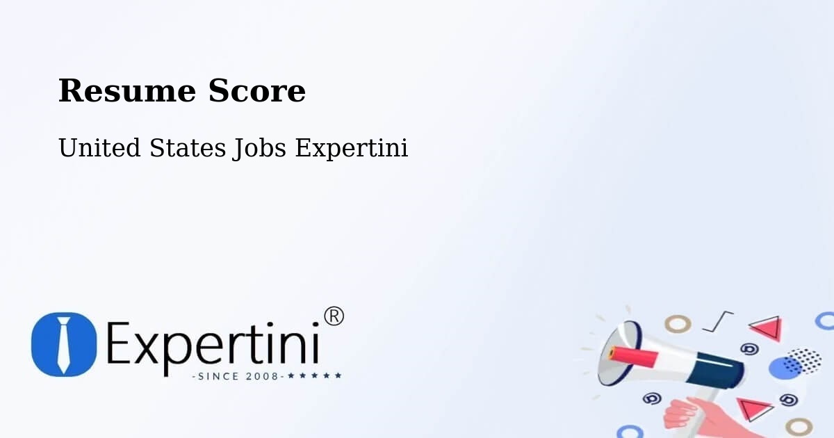 Resume Score & Job Description Match Tool – Topeka - United States Jobs Expertini